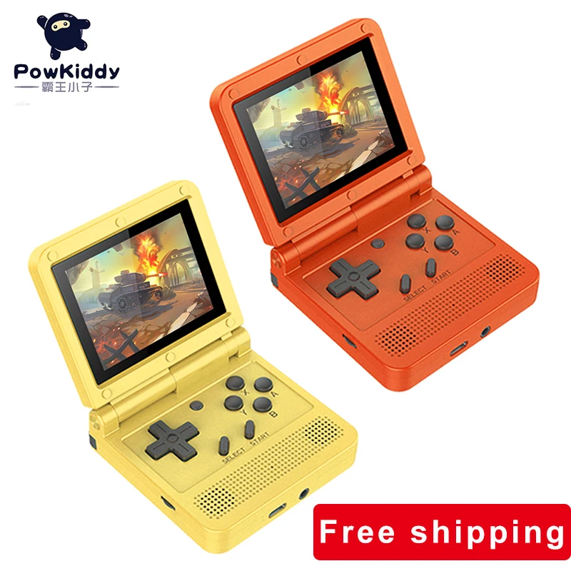 Портативная игровая приставка POWKIDDY V90 в стиле ретро мини консоль для видеоигр с 3 0