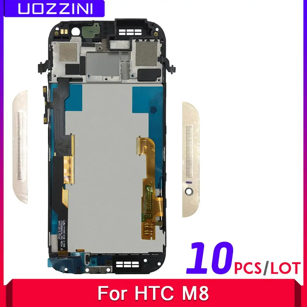 10 шт./партия lcd s для htc ONE M8 100% AAA класс дисплей кодирующий преобразователь