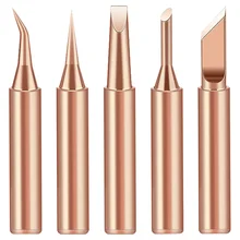 

5PCS I/IS/K/2C/3.2D Soldering Tip For Soldering Station Solder Iron Welding Tip Head Top Lead-free Tools 900M-T Soldering Tips