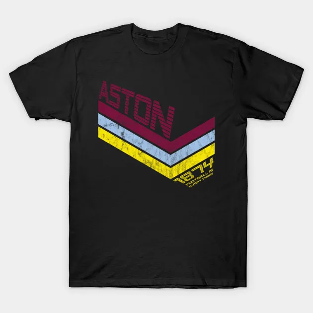 Men t-shirt Football Is Everything Aston Villa 80s Retro tshirt Women t shirt | Мужская одежда