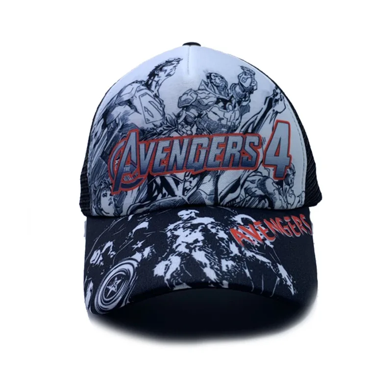 11 Кепка Marvel, Капитан Америка, Железный человек, Человек-паук, Супермен, Тор, супергерой, Пешие прогулки, кепка, пара летних дышащих уток, язык, сетчатая шапка - Цвет: 11