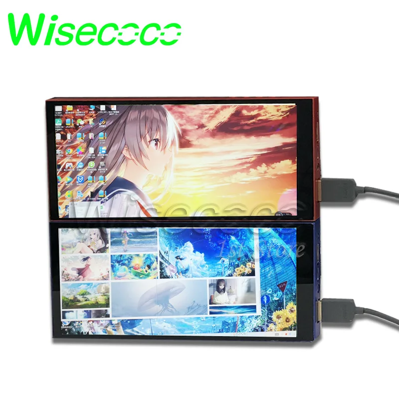 Портативный монитор Wisecoco 6 дюймов 2k QHD для Raspberry Pi 3B 4B дисплей CNC со встроенной