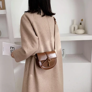 

luxury handbags women bags designer for ladies 2020 new style fashion shoulder crossbody panelled Nubuck Leather circular metal