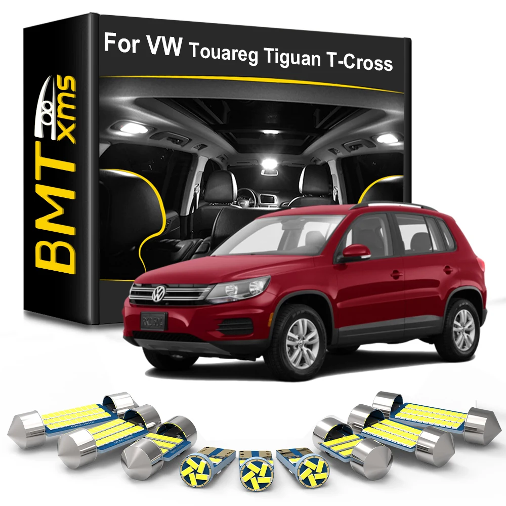 Bmtxms Led Interior Lights For Volkswagen Vw T Cross Touareg Tiguan 20032011 2012 2013 2014