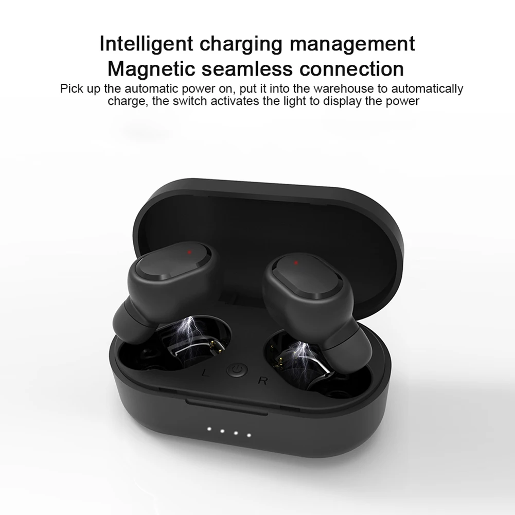 Sport M1 Bluetooth Headsets Wireless Earbuds 5 0 TWS Earphone Noise Cancelling Mic for iPhone Xiaomi Huawei Samsung
