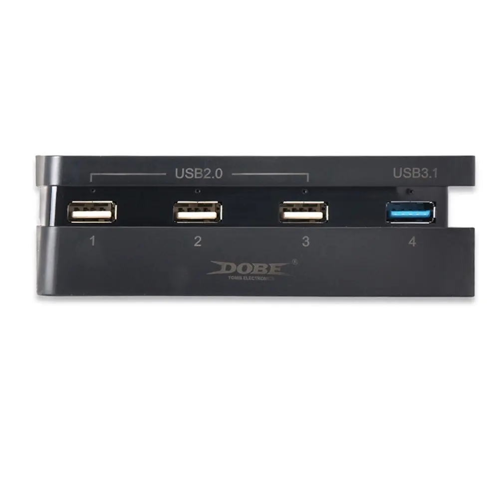 Супер высокая Скорость 4 в 1 usb-хаб подходит для sony Игровые приставки 4 slim PS4 Slim консоли черный аксессуар контроллера