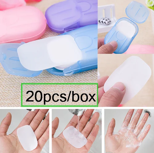 Portable Mini Travel Soap Paper Washing Hand Bath Clean Scented Slice Sheets Disposable Boxe Soap US warehouse leave note Portable Mini Travel Soap Paper Washing Hand Bath Clean Scented Slice Sheets Disposable Boxe Soap US warehouse leave note