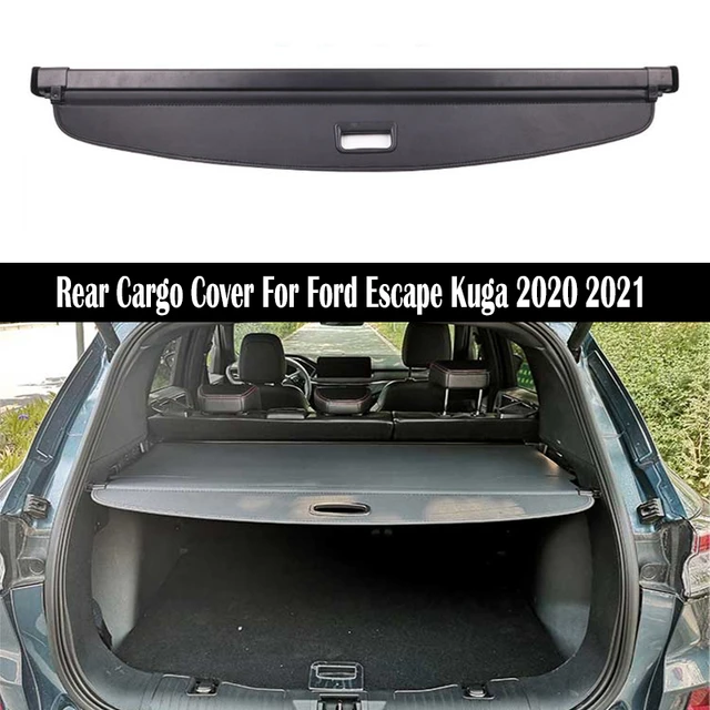 RevêTement De Coffre à Bagages Compatible avec Ford Escape Kuga 2020 2021  Cargaison Aveugle Panneau Plateau ArrièRe Coffre Cover RéTractable Plage  ArrièRe Chargement Panel Luggage ÉTagèRe ArrièRe : : Auto et Moto