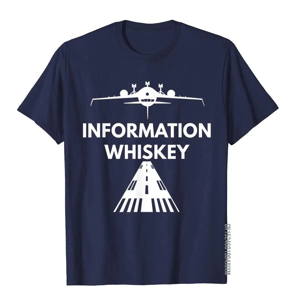 Information Whiskey T Shirt - Funny Pilot Aviation Shirts__97A3156navy