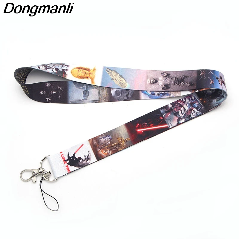 

P1927 Dongmanli Cool keychain lanyard Badge ID Lanyards/ Mobile Phone Rope/ Key Lanyard Neck Straps jewelry