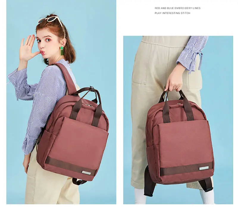 Ciephia водонепроницаемый нейлоновый Повседневный женский рюкзак с несколькими карманами большой емкости для хранения школьные рюкзаки для девочек 15," рюкзаки для ноутбука