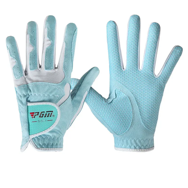 PGM 1 пара Женские Перчатки Для Гольфа тренировочные перчатки для левой и правой руки нанометровые дышащие спортивные перчатки D0015