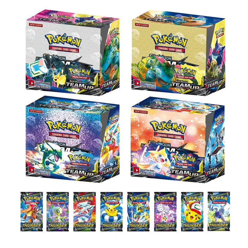 Takara Tomy Pokemon Card 9 108 324 шт. GX EX MEGA Flash Sun And Moon Team Up Ultra Prism коллекционные рождественские