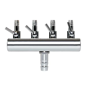 

Fish Tank Outlet Air Flow Distributor Pump Oxygen Tee Shunt Stainless Steel Manifold Control Universal Aquarium Lever Switch