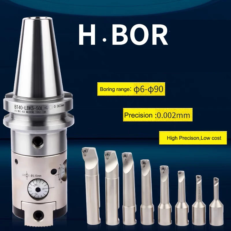 High precision 0.002mm Fine bore head BT30 BT40 BT50 SK30 SK40 SK50 HSK63A HBOR50 CNC boring