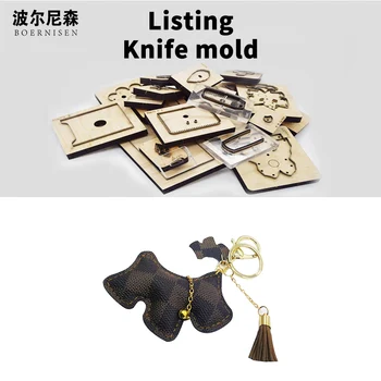 

Wooden Die Cutting Diy Handmake Key Pendant Suitable For Die-Cutting Machines