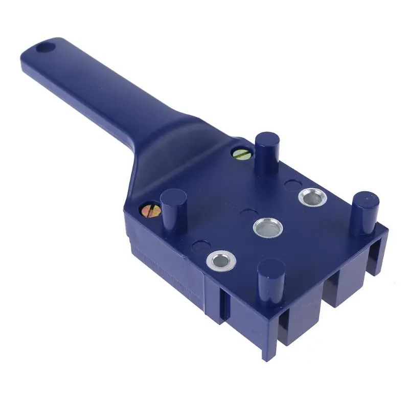 Handheld Handheld Woodworking Doweling Jig Drill Guide Wood Dowel Drilling Hole Saw Accessories Template Wood Drilling Dowelling