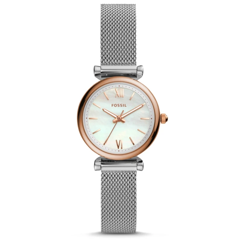 

FOSSIL Women Watches Carlie Mini Three-Hand Stainless Steel Watch Small Watch for Women Stylish Casual Dress ES4614P