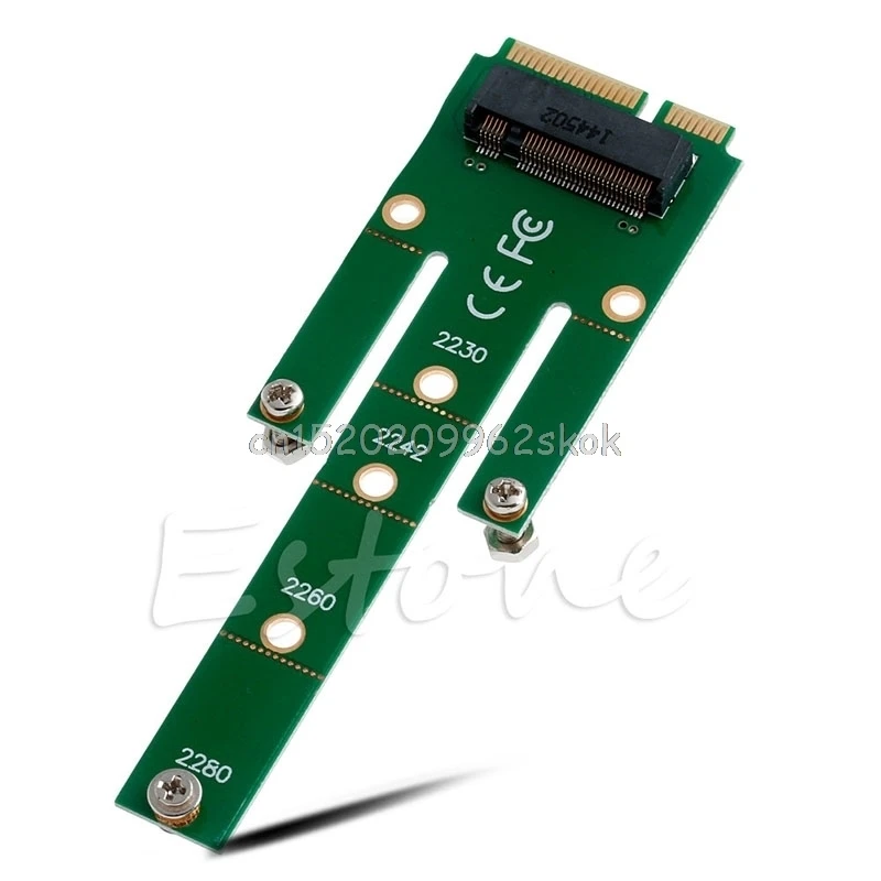 NGFF M.2 B Ключ SATA на основе SSD до 2230 2242 2260/80 мини PCI-e адаптер mSATA карта