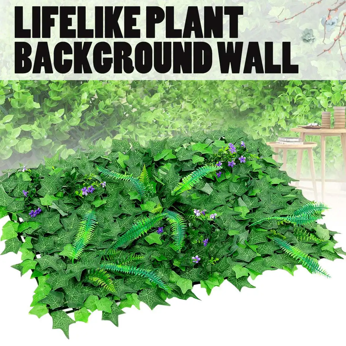Plastic Artificial Lawn Plant Real touch Moss Fake Grass Mat Greenery Panel Fence Micro Landscape font