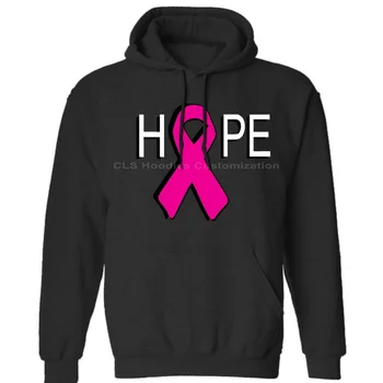 

HOPE Breast Cancer Awareness Pink Ribbon Unisex Mens Womens Winter Hoodies Sweatshirts Free Shipping