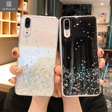 Мягкий силиконовый чехол сверкающий с блестками для huawei mate 20 P10 Plus P20 P30 Lite Pro honor V 10 20 Pro Lite Nova 3i 3 4 e Sequins Cover