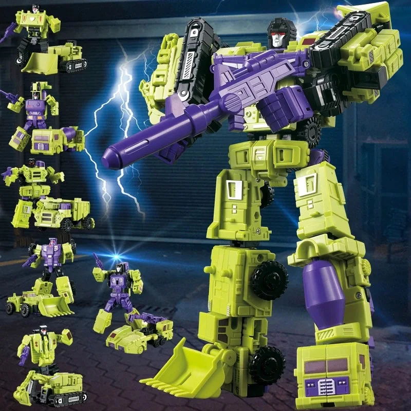 

Yue star Transformation Car Robot Small Lishen Engineering Transformer CHILDREN'S Toy 8011 91610