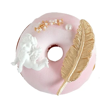 

2019 Artificial ice cream cake simulation donut fake window decoration fake snack ice cream ins wind donut food photographi prop