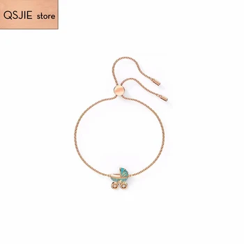 

QSJIE High quality SWA new style. Lively, simple and interesting stroller women's Bracelet Charming fashion jewelry
