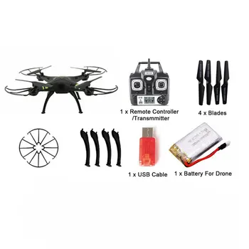 

OCDAY X53 FPV Quadcopter Gravity Sensor Drone Aircraft Camera 6Axis-Gyro Auto-Takeoff Helicopter Standard Version