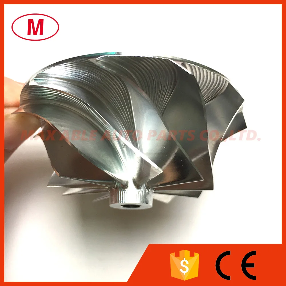 CT20B 17291-17040 45,90/64,89 мм 11+ 0 лезвия вперед Turbo рабочее колесо компрессора/Алюминий 2618/фрезерные колеса компрессора