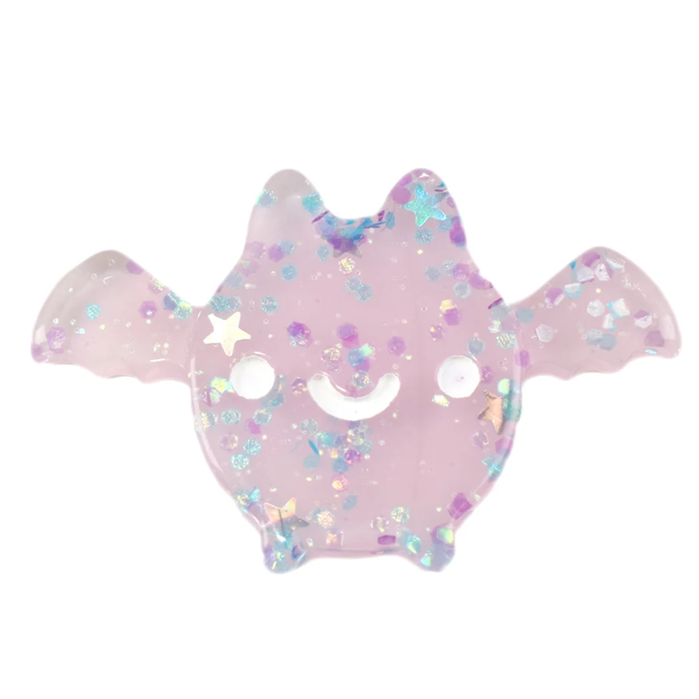 David accessories 10pcs/lot 38*25mm Glitter Bat Design 3D Resin DIY Bow Bag Shoes Handmade Material Home Decoration,10Yc8117 - Цвет: 1094584006