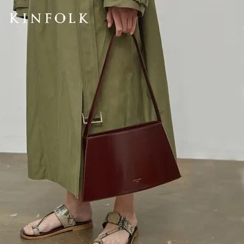 

2020 New Style Minority Designer Simple Irregular Underarm Handbag Baguette Bag Women's Handbag Crossbody Shoulder Bag
