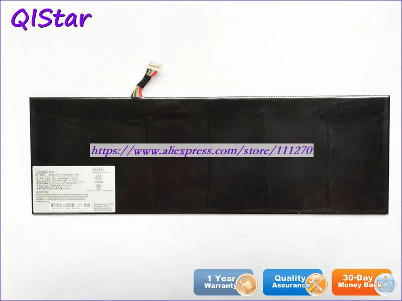 QISTAR 11,1 V 3900 мАч натуральная BTY-M6G ноутбук аккумулятор для MSI Тетрадь компьютер