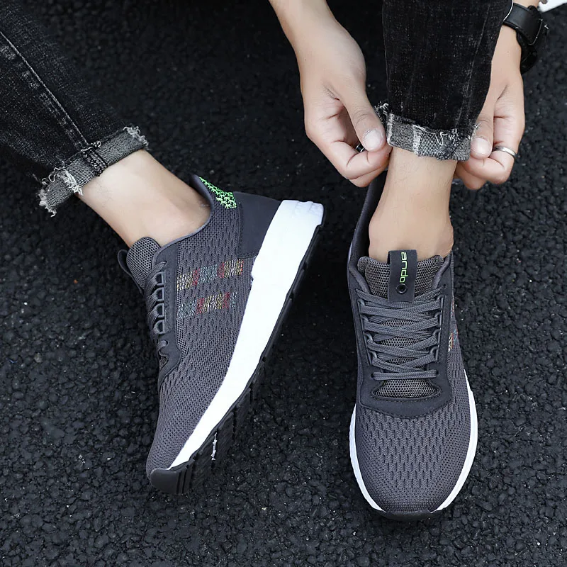 Invomall Spring Summer Men's Fashion Mesh Sneakers