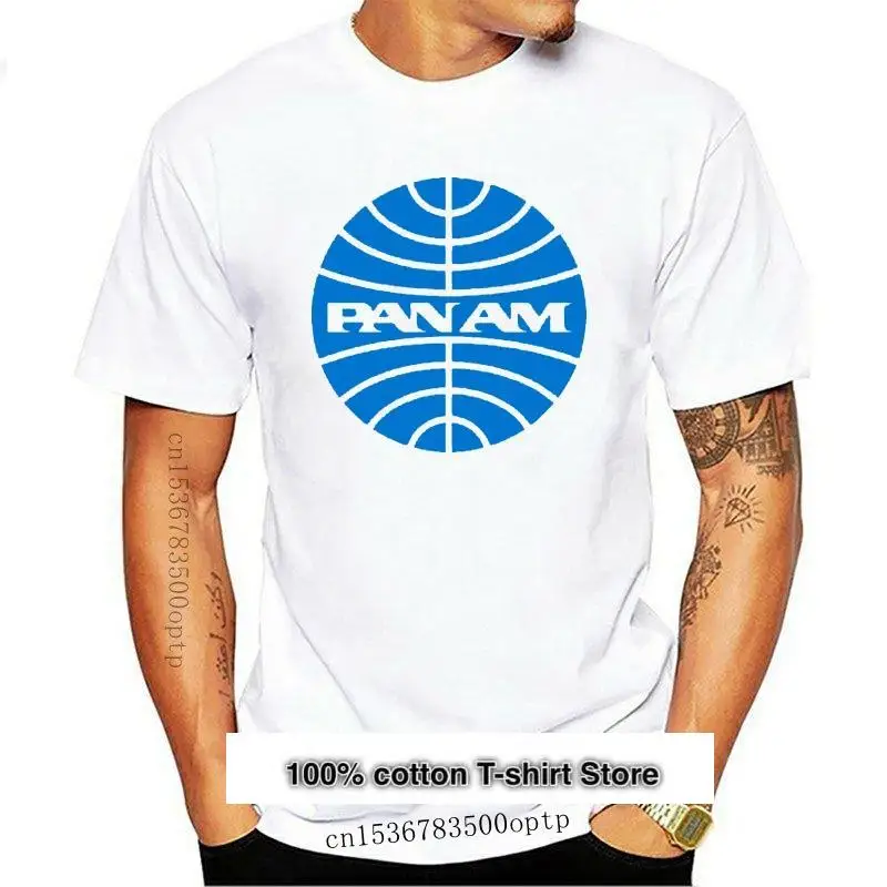 Новая футболка Z0480 Pan Am Vintage Airlines Flight Usa America 2021 York Fun Cool Ggg24 Design Style Fashion с коротким