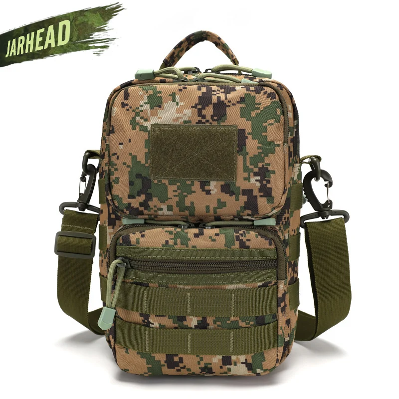 Военная камуфляжная тактическая сумка-мессенджер Мужская многофункциональная Военная Большая вместительная нагрудная сумка 800D сумка на плечо