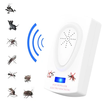 

Ultrasound Mouse Cockroach Repeller Device Insect Rats Spider Mosquito Killer Pest Control Household Pest Rejecter mosquito trap