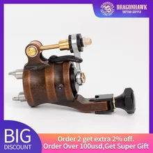 Роторная татуировочная машина Dragonhawk экстремальные татуировки пистолеты Профессиональный Сильный мотор Татуировка поставка