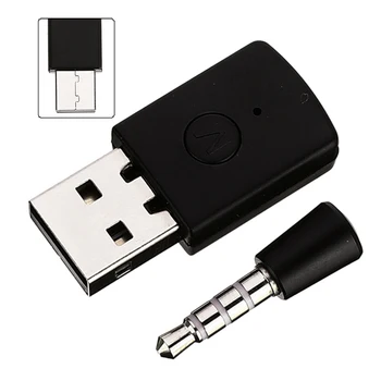 

3.5mm Bluetooth 4.0 with EDR USB Bluetooth Dongle Latest Version USB Adapter for Bluetooth Headsets for PS4 Stable Performance