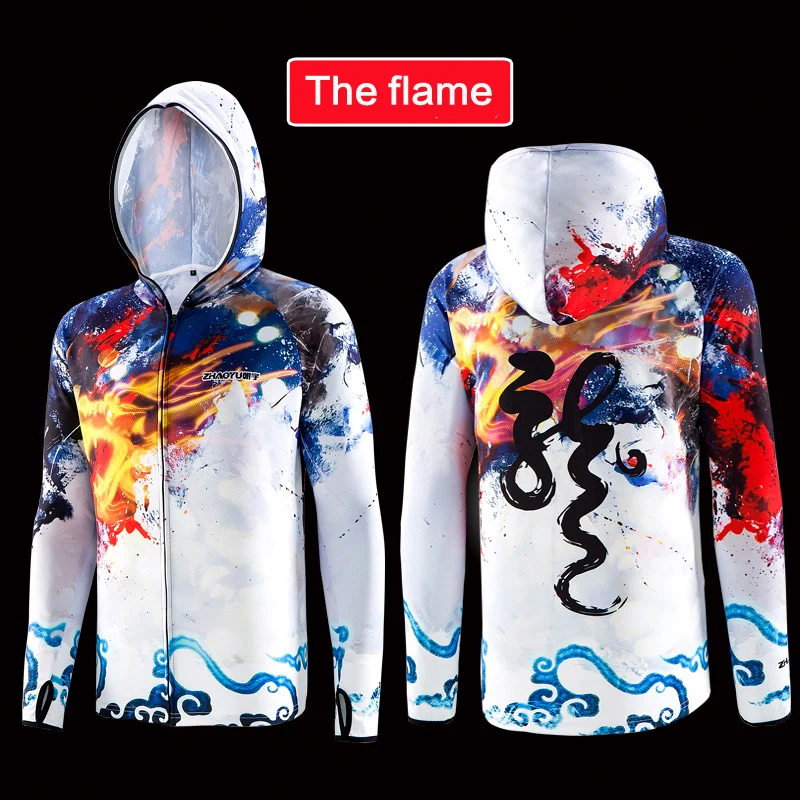 2020 рыболовная одежда с капюшоном рубашка для рыбалки летняя Солнцезащитная