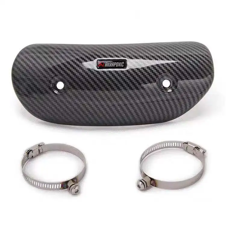 Y25 Akrapovic мотоциклетная выхлопная средняя труба крышка SC racingproject труба Крышка для Yamaha Fazer 600 cbf600 raptor 660 gilera - Цвет: L