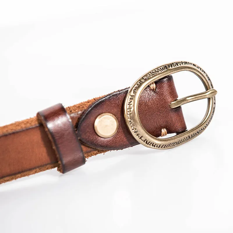 New Belt Men's Fashion Men's Leather Belt Luxury Thickening Real Leather Strap Men's Jeans Belt Men's Men's Gift Harajuku Punk