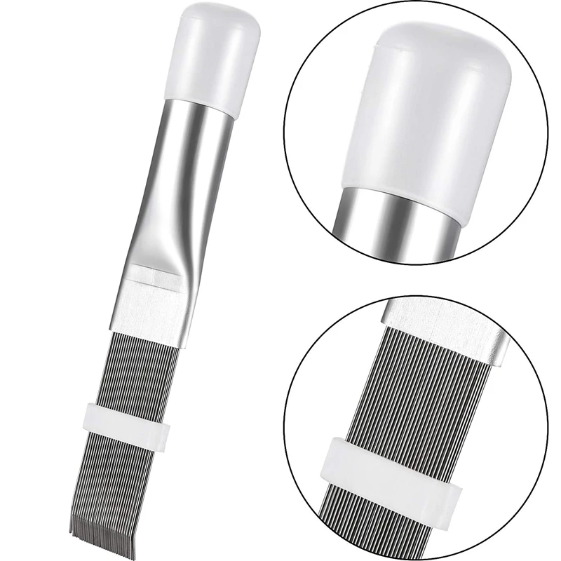 

3 Pack Fin Comb Air Conditioner Fin Cleaner, Air Conditioner Coil Cleaner Metal Fin Evaporator Radiator Repair Tool