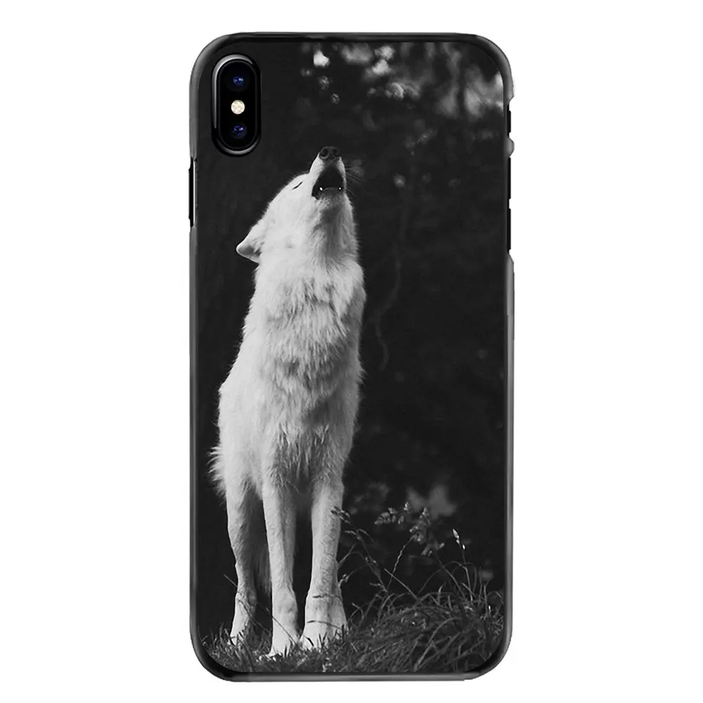 images 2 Чехлы для телефонов Игры престолов Spirit Animal Snow White Wolf для Iphone 4 4s 5 5S 5C SE 6 6S 7 8 Plus X XR XS Max iPod Touch 4 5 6 - Цвет: images 2