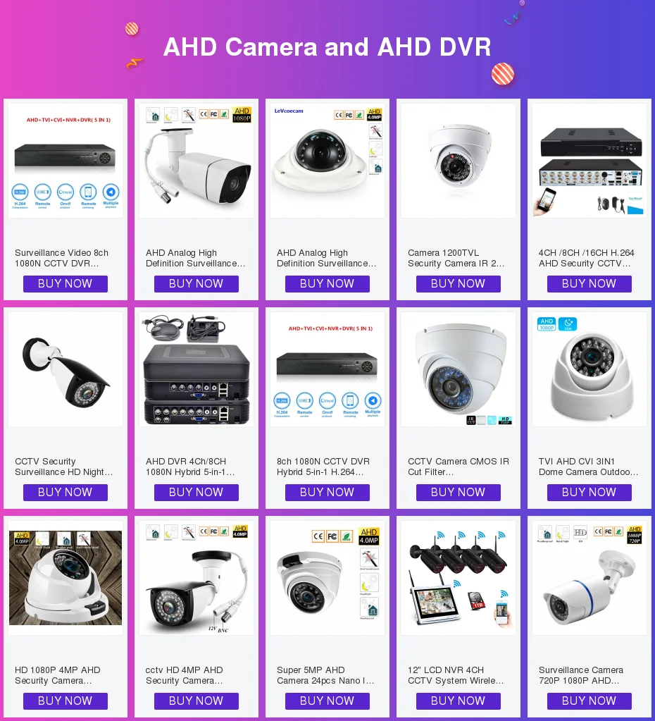 AHD CCTV камера 1080P 3,6 мм 2.0MP камера безопасности AHD 24 шт. ИК лампы ночного видения Водонепроницаемая камера наружного наблюдения