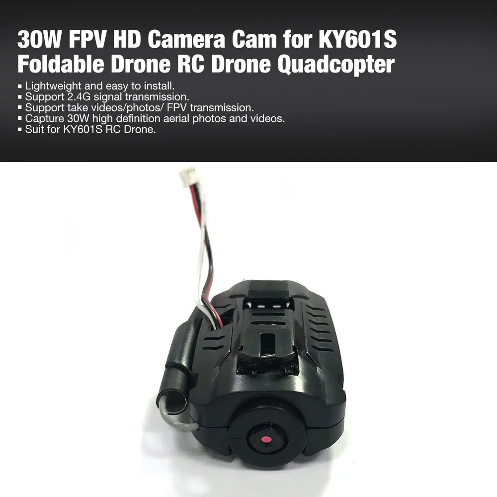 1080 P/0,3 MP wifi камера для селфи FPV HD камера Cam для KY601S складной Дрон RC Квадрокоптер беспилотный, воздушный фотографии RC запчасти