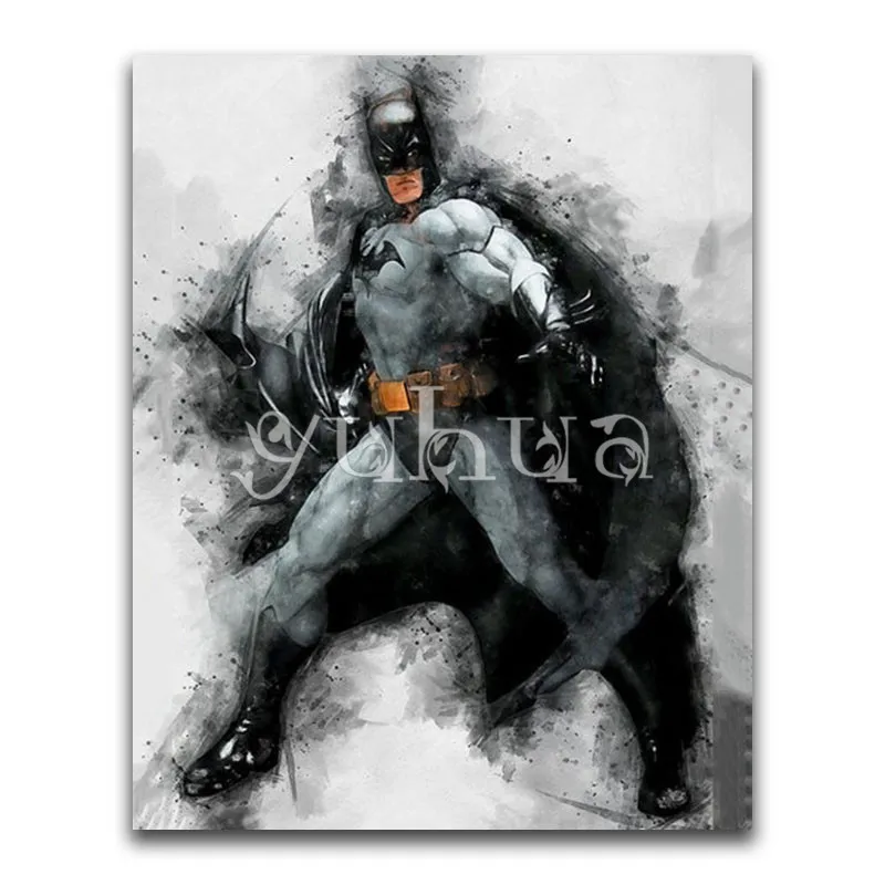 5D бриллиант картина мультфильм Marvel DC супергерой девушка олень Кот полный квадратный алмаз вышивка крестиком Мозаика из круглых бриллиантов - Цвет: 14