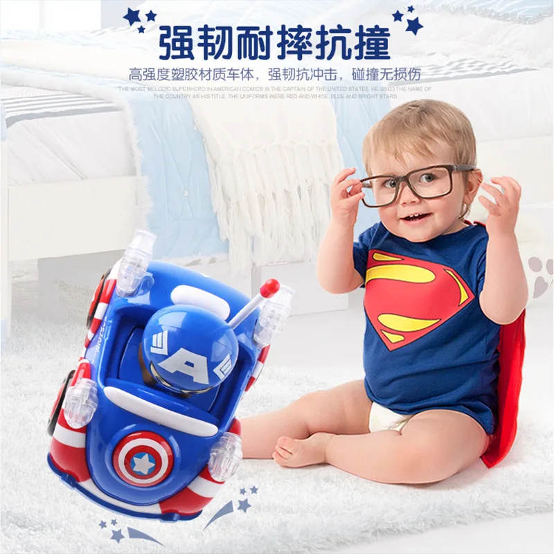 

Marvel Genuine Cute Spider-Man America Captain Remote Control Car M064 Car Children Model Toy