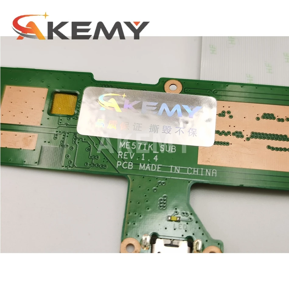 original For ASUS Google Nexus 7 2nd Gen 2013 ME571K ME571K USB Power Board charger Board K008 K009 with cable 14010-00330800